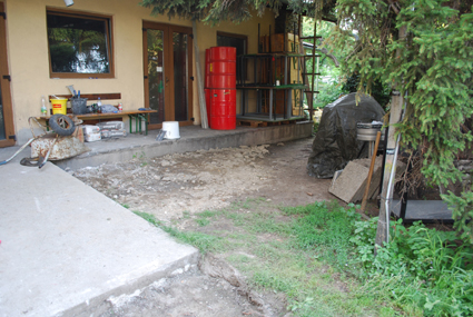 Gartenumbau