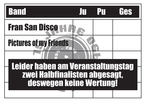 Ost Rock Trophy - Halbfinale