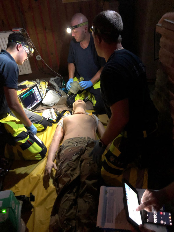 First Responder Übung