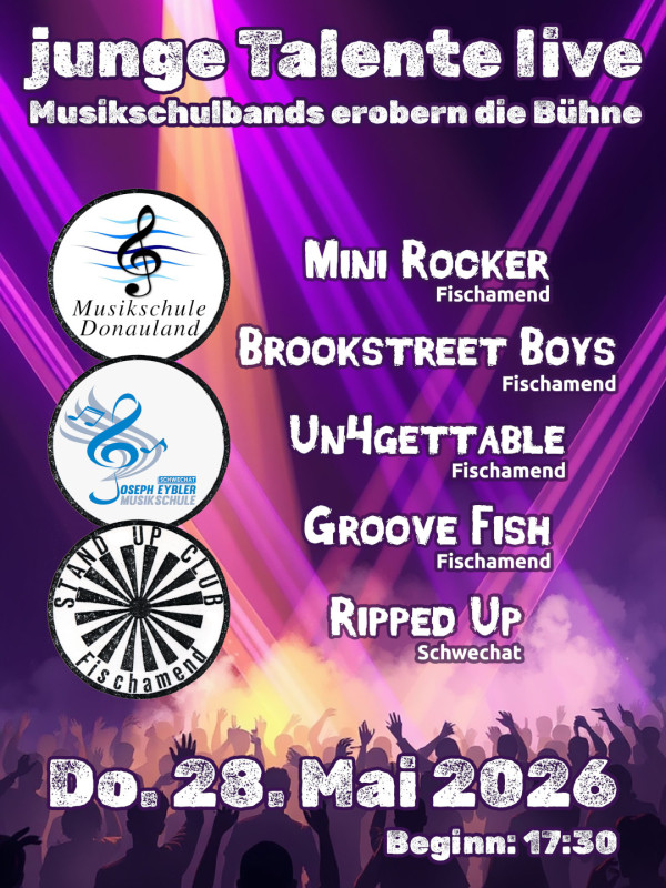 Musikschulbands auf der Clubbühne